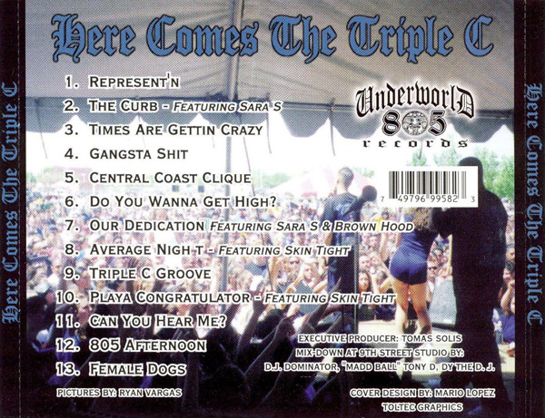 Central Coast Clique - Here Comes The Triple C Chicano Rap